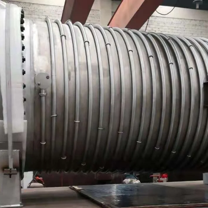 Outer coil stainless steel drum filter