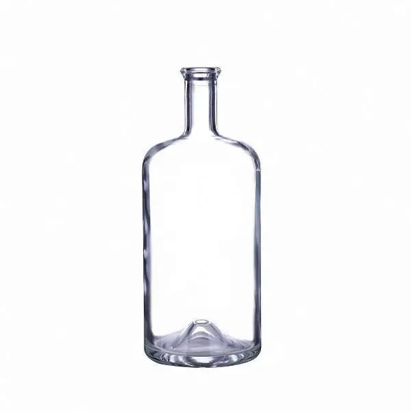 Wholesale glass juniper amber 750ml empty wine bottles with seal caps for vodka liquor