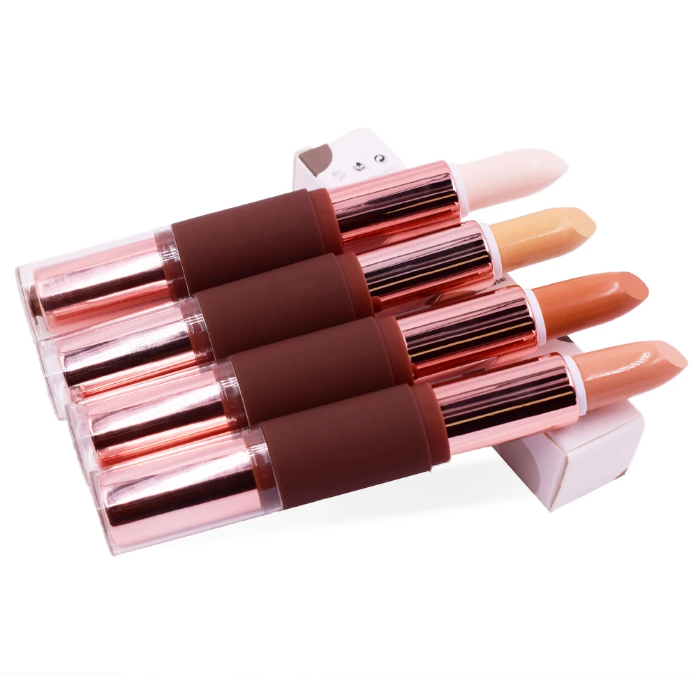 Private Label Dual Pro Concealer Makeup Pencil Style Full Coverage Stick Cream Mineral Vegan Waterproof Daily Wedding Parties