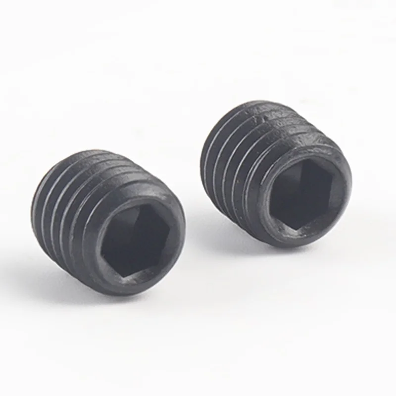 Setting screw Factory Metric Fitting M10 x 1.5 M10X1.5 Male Thread Allen Socket Head Plug Black Steel
