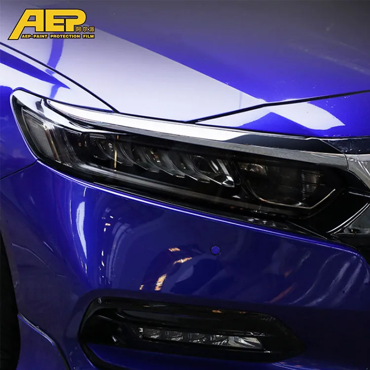 Защитная пленка для автомобильных фар AEP Прозрачная Черная ТПУ наклейка Honda Accord 2016 2017 2018 2019 2020 9 10-е аксессуары