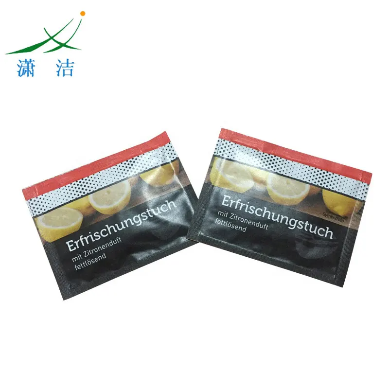 2022 wet napkin restaurant perfume biodegradable  wet wipes