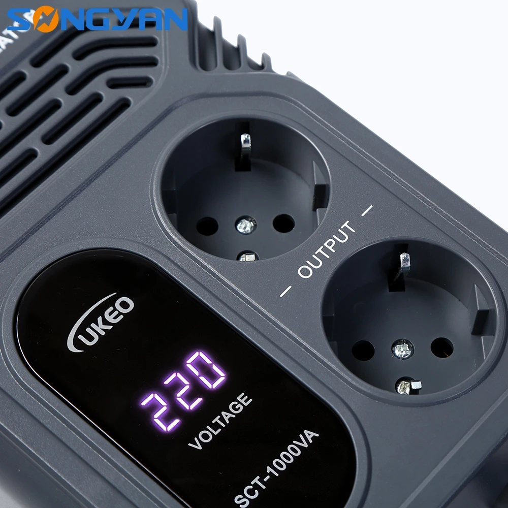 New Mini Single phase 1KVA Voltage Regulator AC Fully Automatic Socket Stabilizer Price