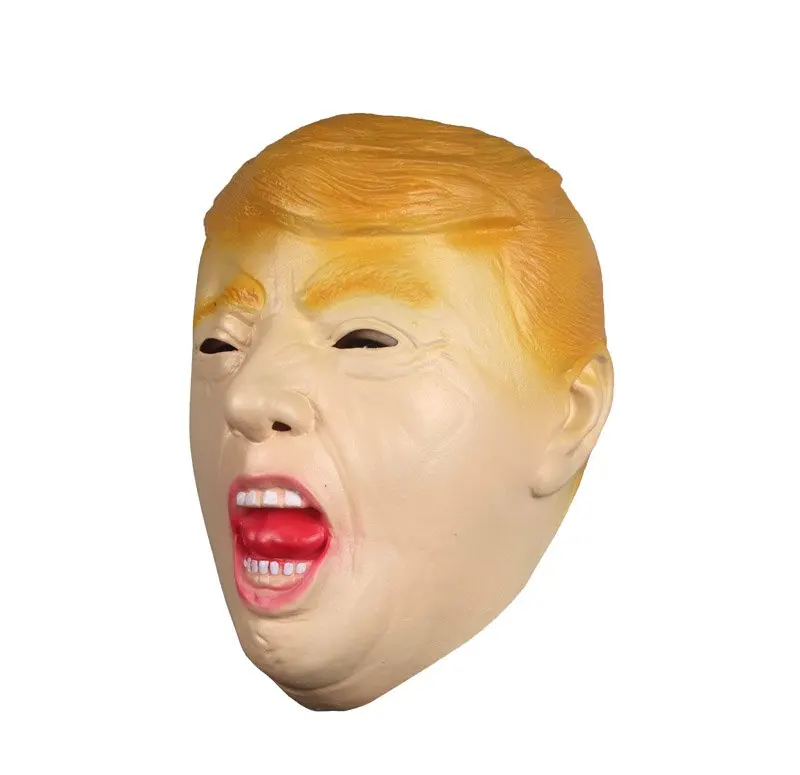 
Molezu 2020 High Quality Nature Latex Mask Custom US Election Donald Trump Mask for Carnival Cosplay Party 
