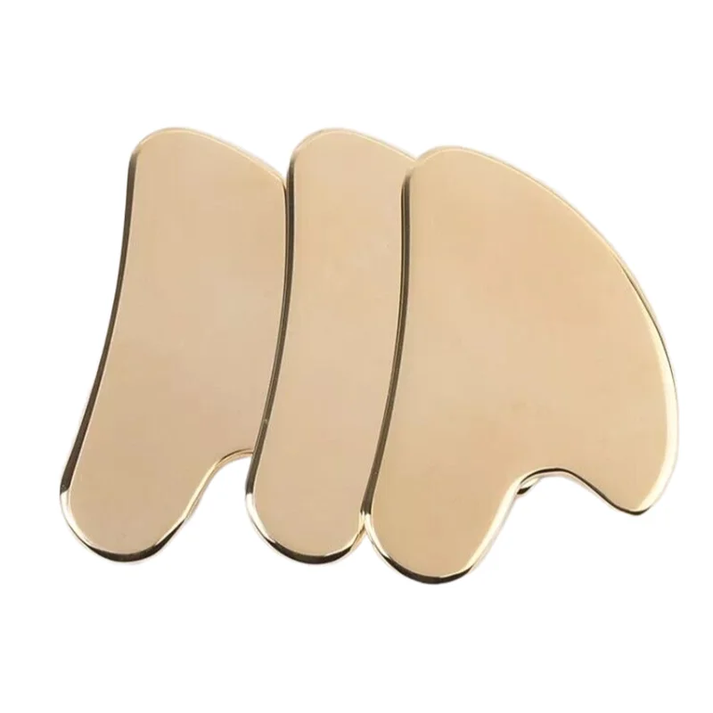 Guasha Board For Acupuncture  Massager Scraping Tools Beauty SPA Scraper Pure Copper Brass Gua Sha Board Body Massage Tool