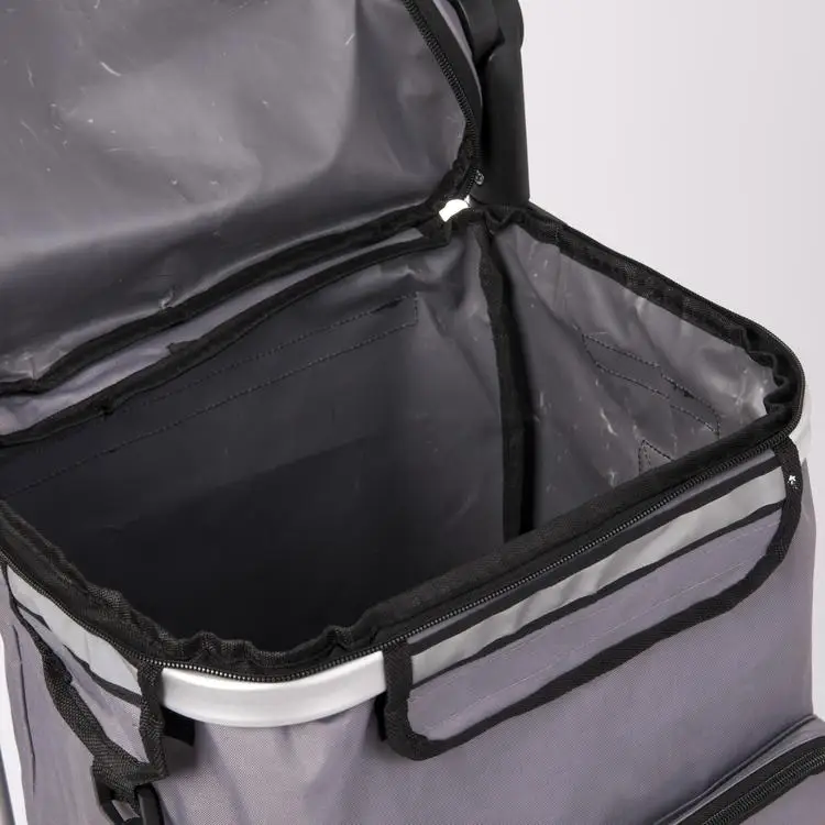 Factory Hot Sale Aluminium Alloy Foldable Shopping Cart Trolley 2 Wheels Shopping Mall Trolley