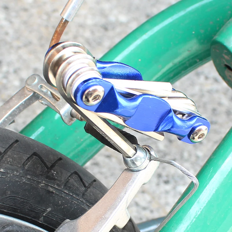 Custom Color Set Logo Bike Multi Tool Kit Bicycle Repair Set All In One Multifunction Bike Tools Multitool Hex Keys