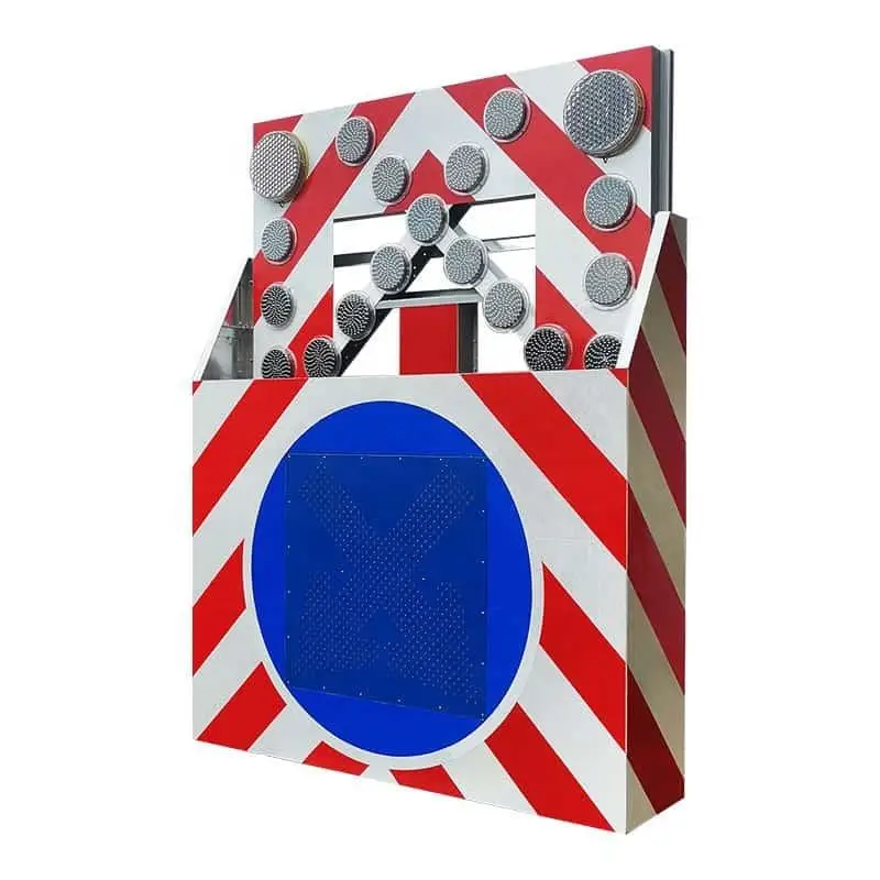 EN 12352  L8 L9 Lamps  Message Sign board LED lifting Arrow board aluminum Europe Standard