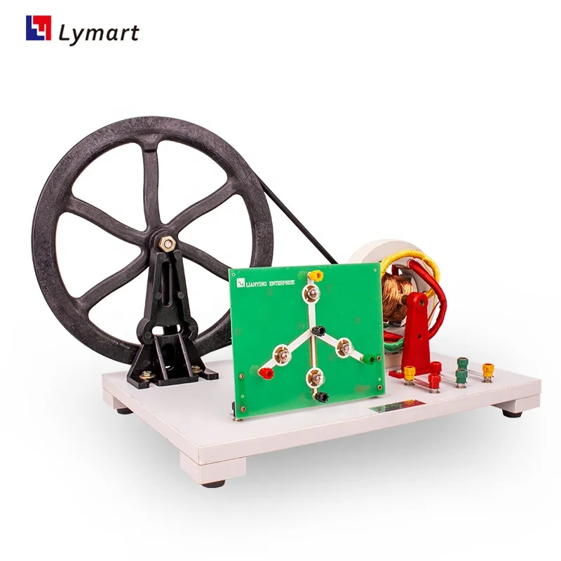 3 phase dc 6v 7w hand driven ac power generator