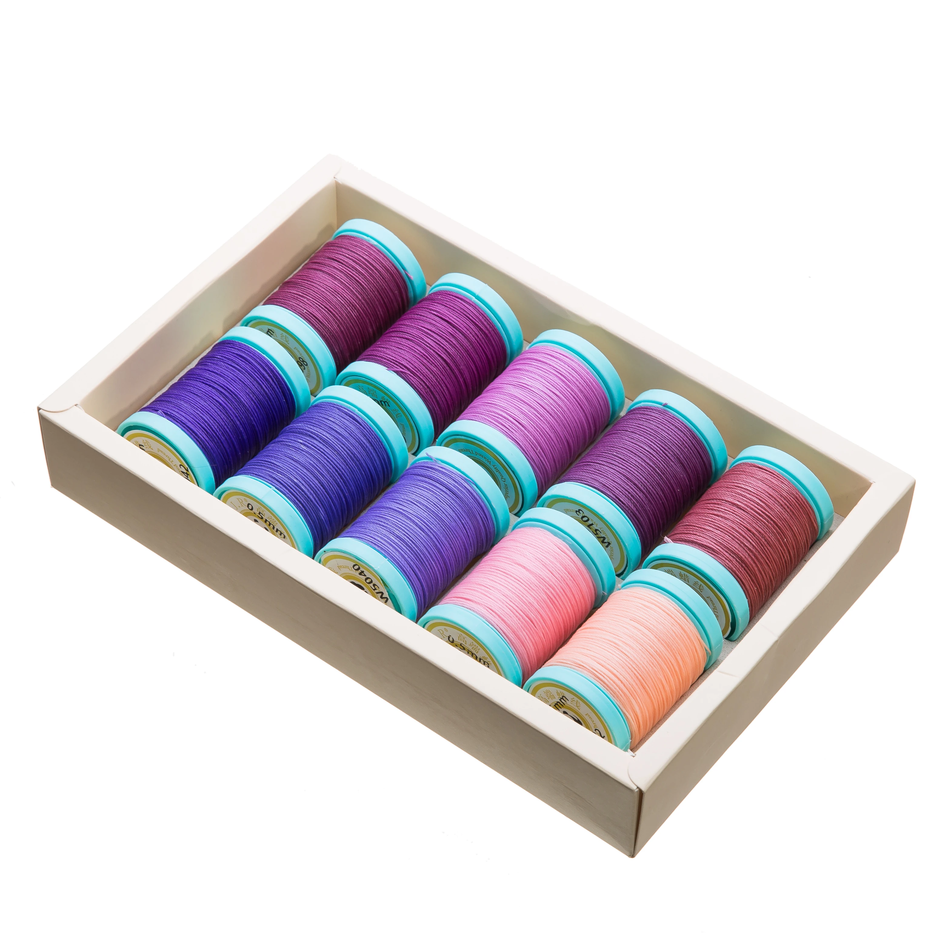 Круглая вощеная нить JR высокого качества 0 35 мм для Южной Америки макраме вязальная шитье кожи «сделай сам»