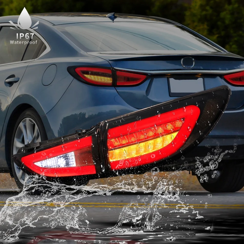 Archaic For Mazda 6 Atenza Taillight Led Back Lamp 2014 2015 2016 2017 2018 plug and play rear lamp for Atenza