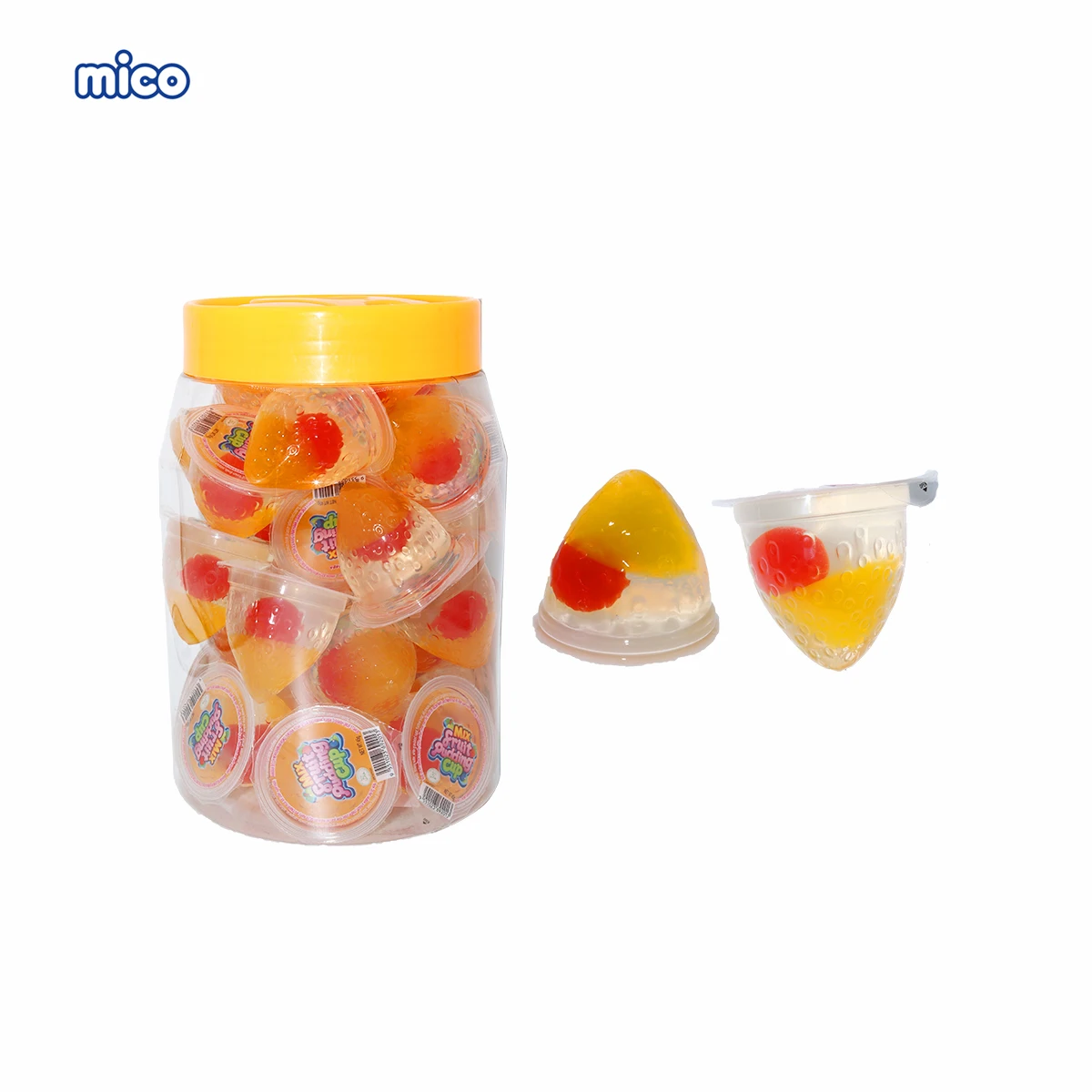 STRAWBERRY PULP JELLY SWEET PUDDING