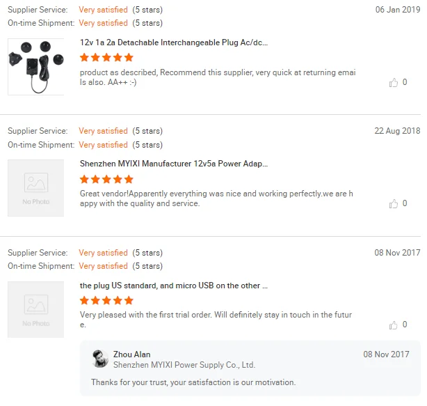 24W interchangeable adapter 24v 1a  power adapter 12v 2a  power supply for camera