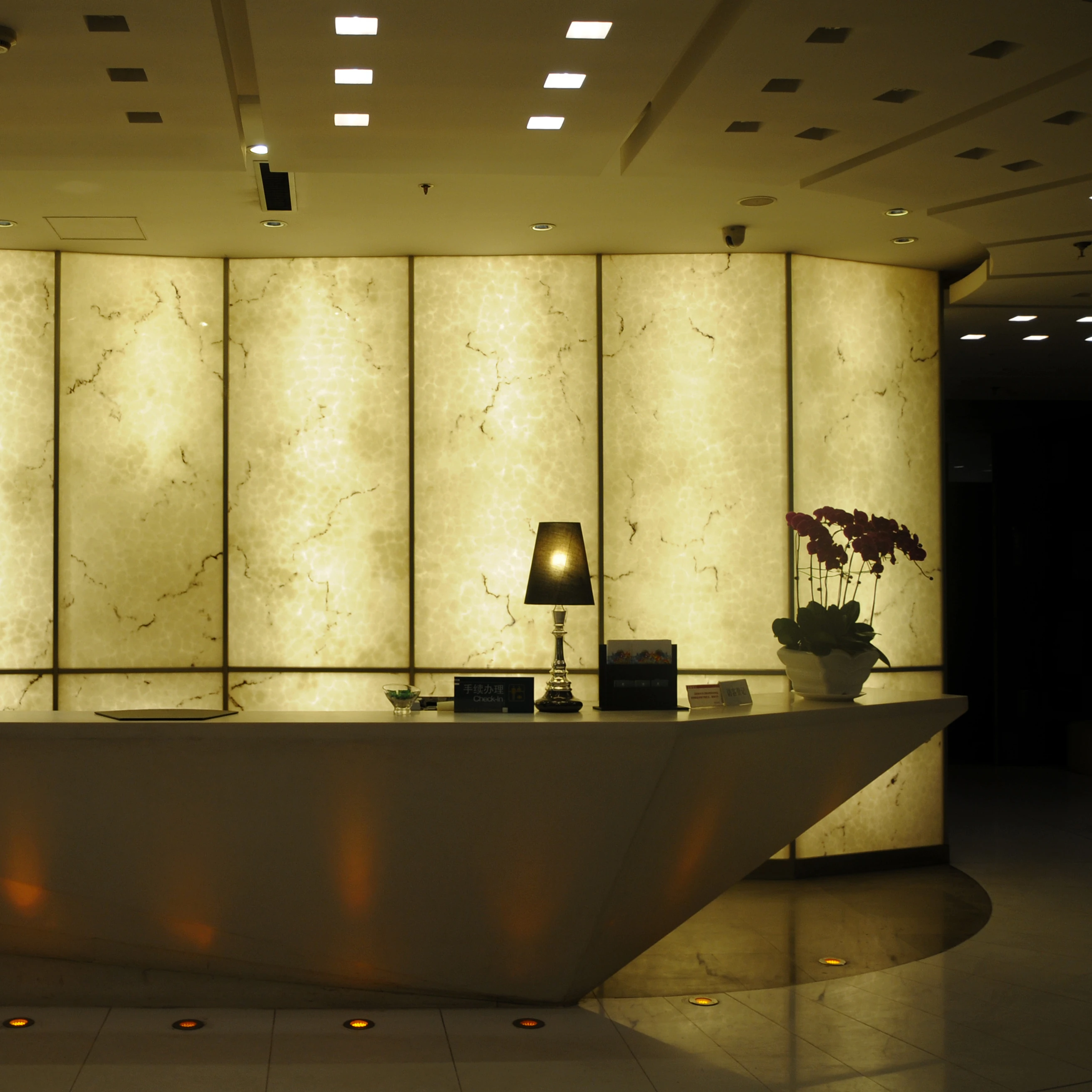 Translucent Faux Alabaster marble sheets for ceiling,wall decoration
