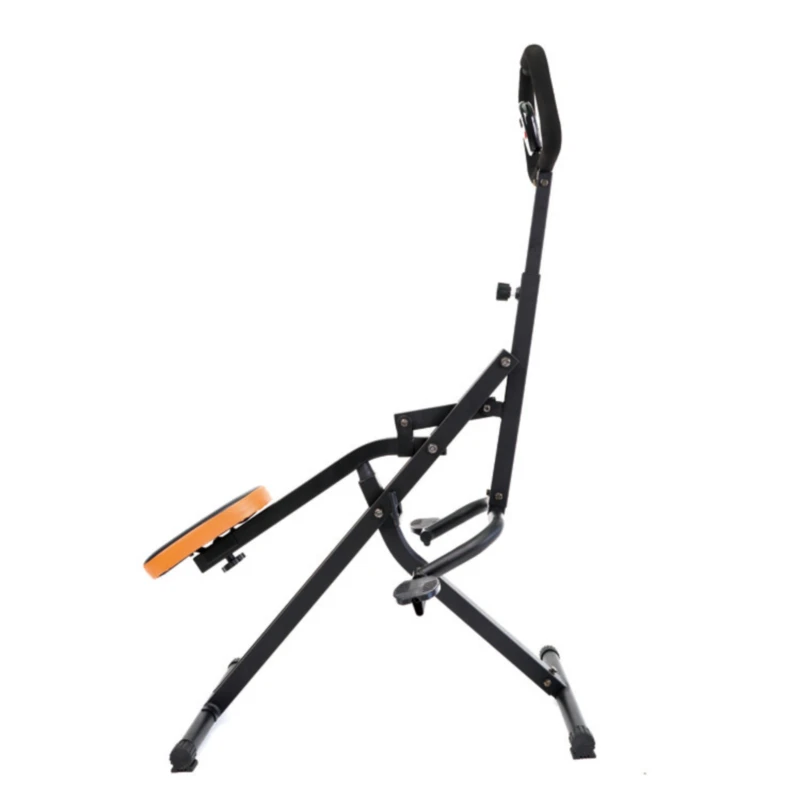 Upright Gym Fitness Equipment Exercise AB Abdominal Crunch Home Gym Horse Riding Folding Handle Adjustable Squat Rider Machine