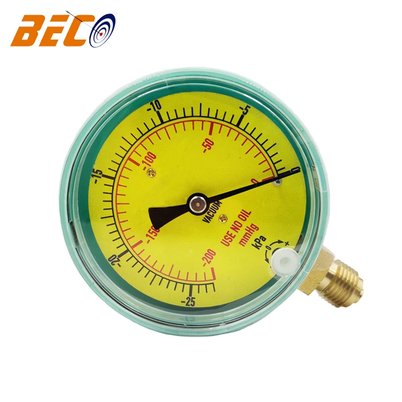 Beco 2.5' bellows  vacuum pressure gauge -25 kpa  MRI medical equipment manometers