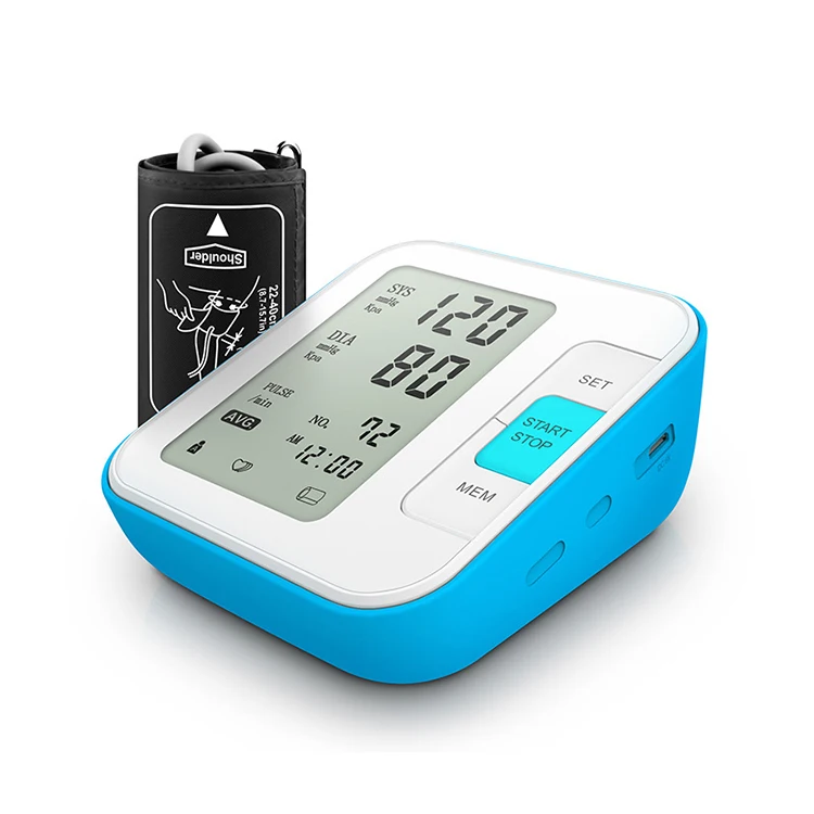 
semi automatic digital blood pressure machine measuring instrument blood Pressure monitor apparatus with accurate sensor 