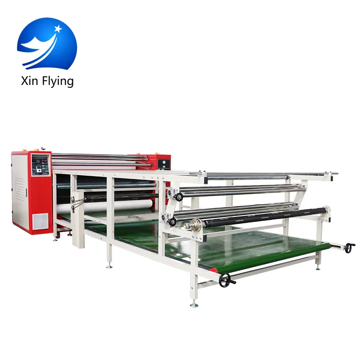 High quality roll heat transfer machine calandra machine 100m per hour