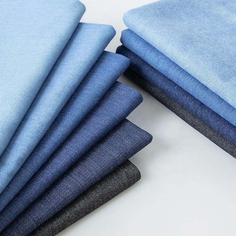 Wholesale Low Prices Woven Denim Stretch Denim for jeans indigo blue color