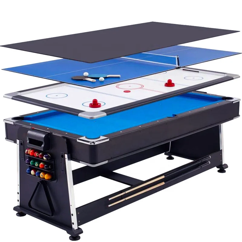 American style multifunctional four in one adult billiards table  ice hockey  tennis table  conference table