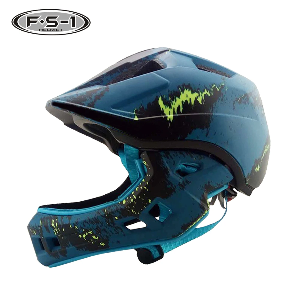 
CPSC certificated EPS kids bicycle helmet full face downhill child full face helmet bike 