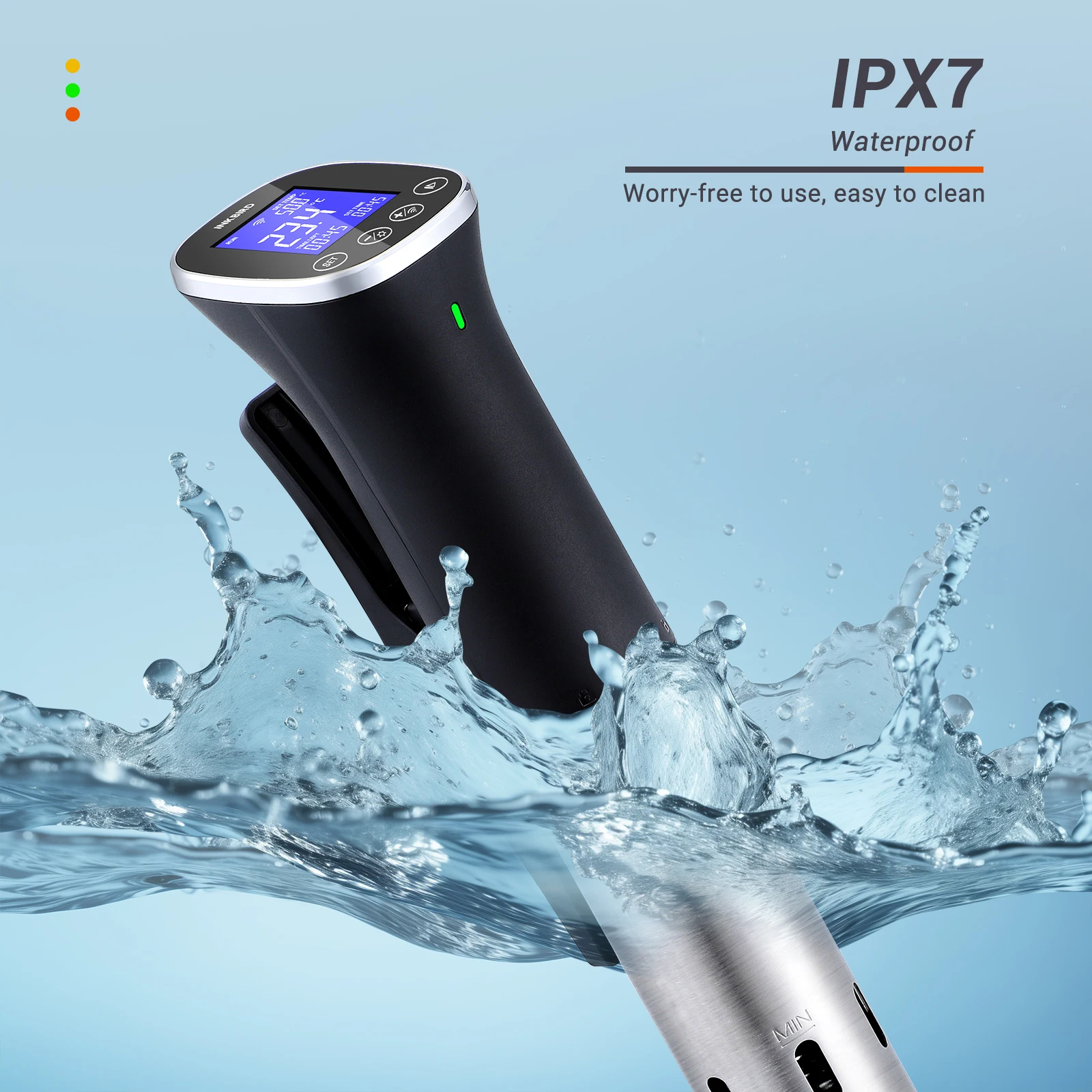 ISV-300W устройство INKBIRD Sous Vide IPX7 водонепроницаемая плита приложение пульт дистанционного управления с рецептами