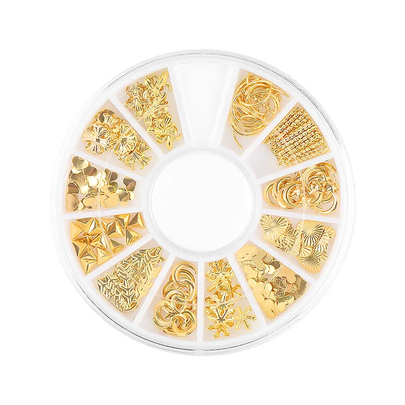 
Nail Art Supplies Metal Jewels Nail Art Decoration 3D Stud Starfish DIY Nail Art Accessories 