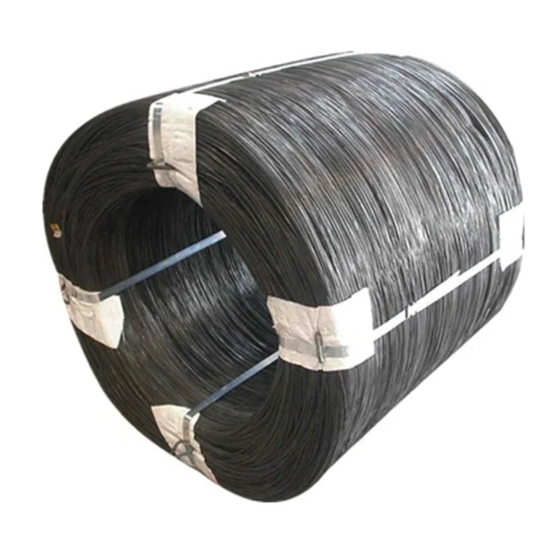 Black Coated Double Loop Tie Wire BWG 18 BWG 16 Galvanized Twisted Coil Iron Binding Steel Wire Black Annealed Wire Tie