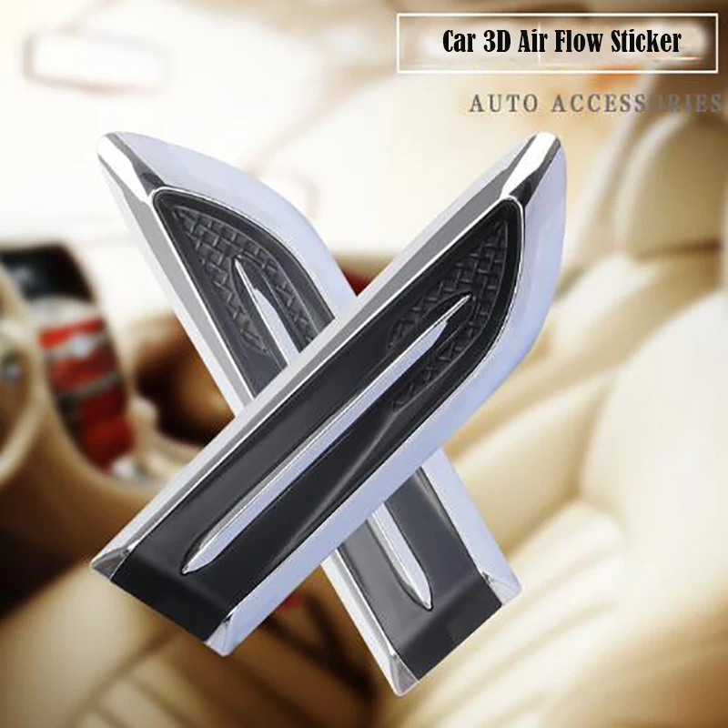 Drop shipping Air Vent Modification Design Decals Car Stickers