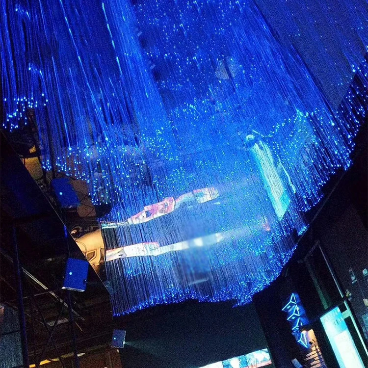 starry sky restaurant corridor hanging chandelier wedding decorations hotel bar led pendant light modern