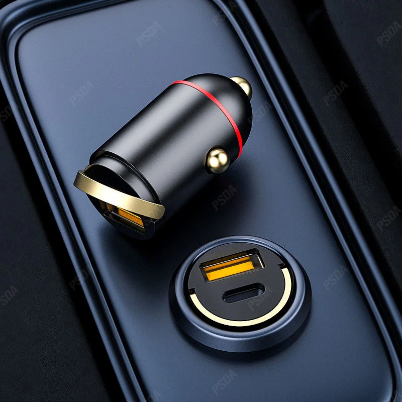 PSDA 100W QC3.0 Type C Car Charger 65W Super FlashCharge USB Car Adapter Quick Charge for Honor Vivo Oppo Huawei