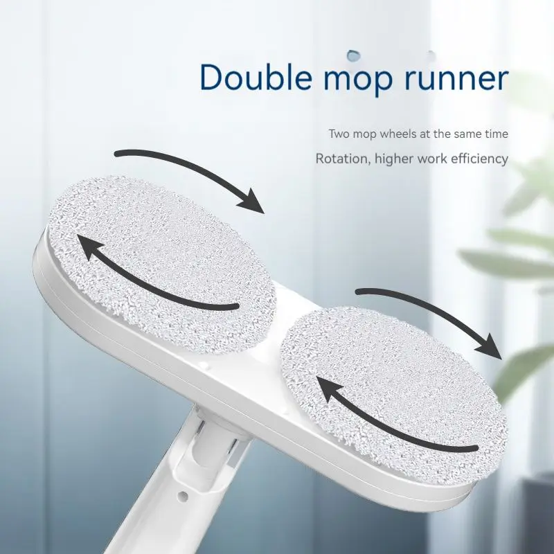 Factory OEM Hign Quality Handheld Wireless Cordless Electric Automatic Dual Spinning Spraying Floor Electric Cleaner Mop