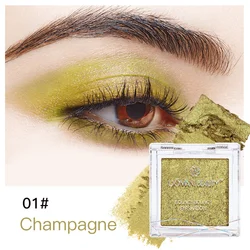 Domani Beauty Long Lasting Gold Custom Private Label Glitter Loose Pigment Cheap Red Makeup 11colors Single Eye Shadow Eyeshadow
