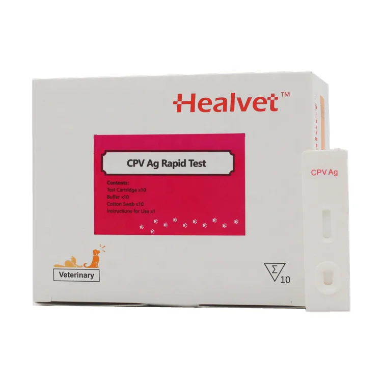 Veterinary Diagnostic Kit Rapid Test CPV Ag Parvovirus Antigen Qualitative Detection For Canine