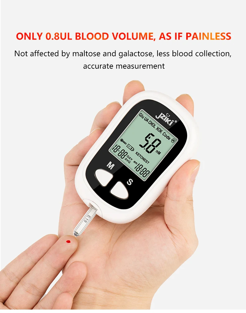 High Quality Diabetes Glucometer Kit with Strips Painless Blood Sugar Tester with Wholesale Price Factory Direct Quality Promise