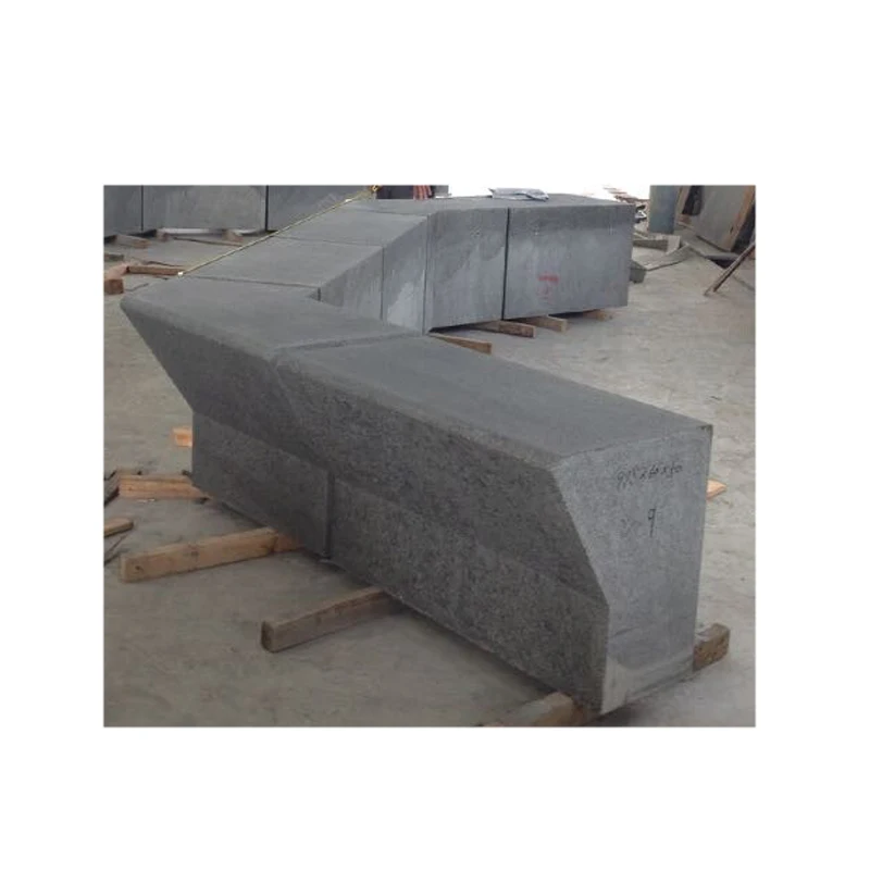 Shandong Stone Grey Black Granite Prices Per M2 Road Paving Stone Kerbstone Curbstone