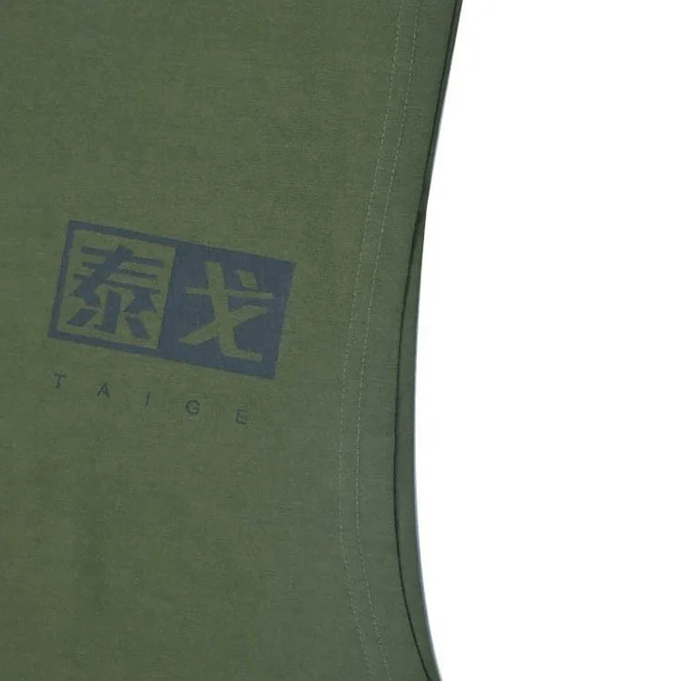 
Custom Men Sports Singlet Cotton Fitness Gym Bodybuilding Vests Tank Top 