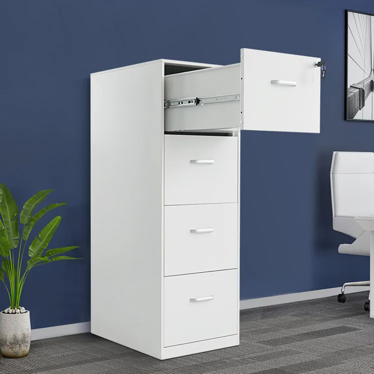 
Steel office use file cabinet 4 drawer metal cabinet 45KG load bearing 