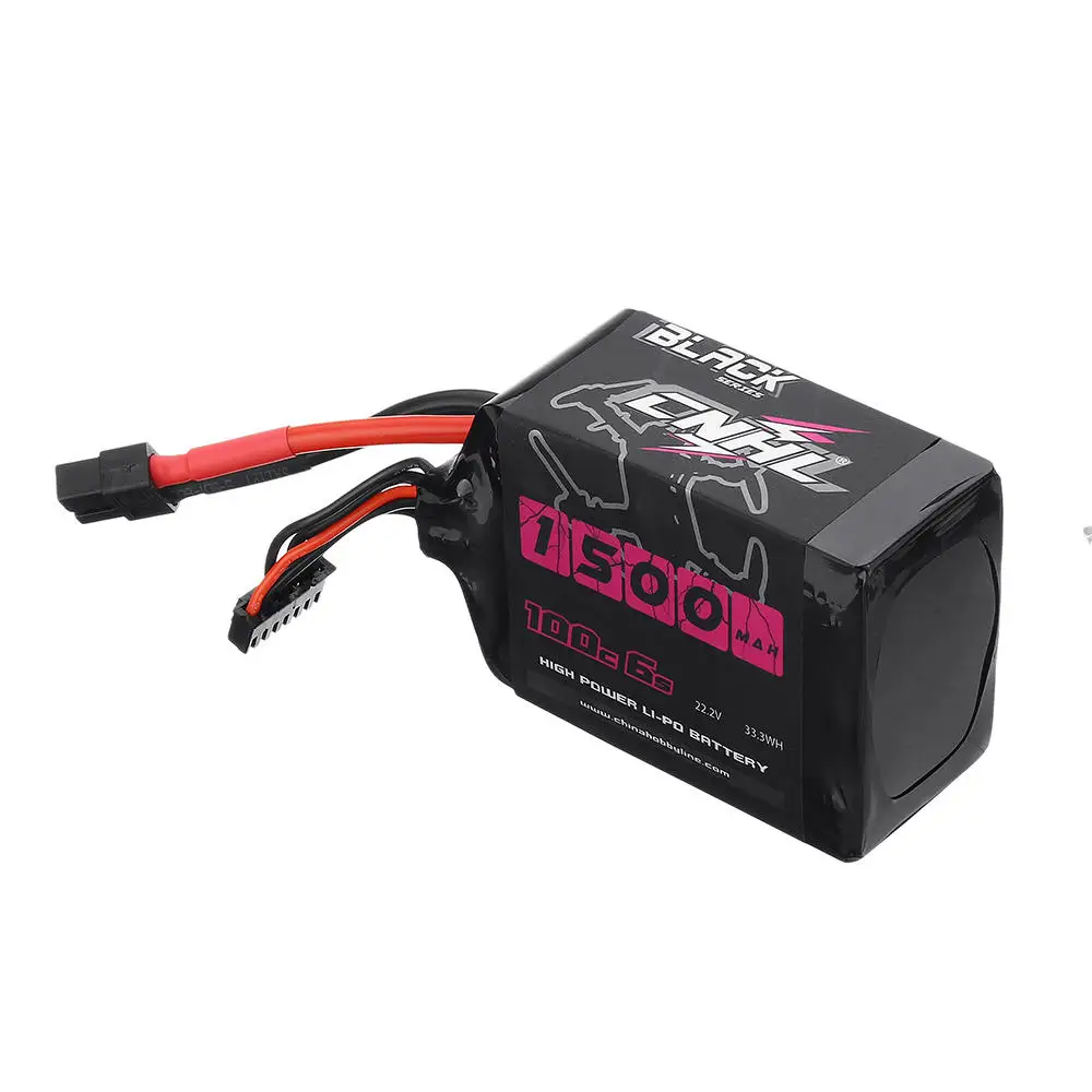 CNHL Black Series 1500Mah 6S 22,2 V 100C Lipo Battery Pack Lipo с XT60 Plug
