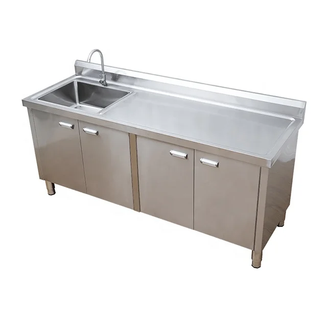 Kitchen sink cupboard stainless steel kitchen cabinet module
