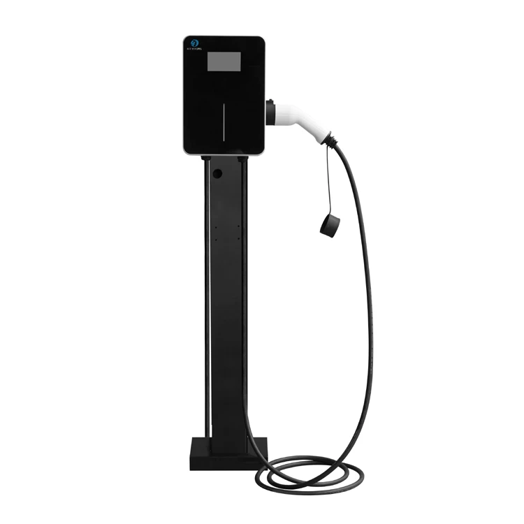 7KW EVSE Charger AC Wall-mounted EV Charging Station with 5M Gun for Home Using charging pile