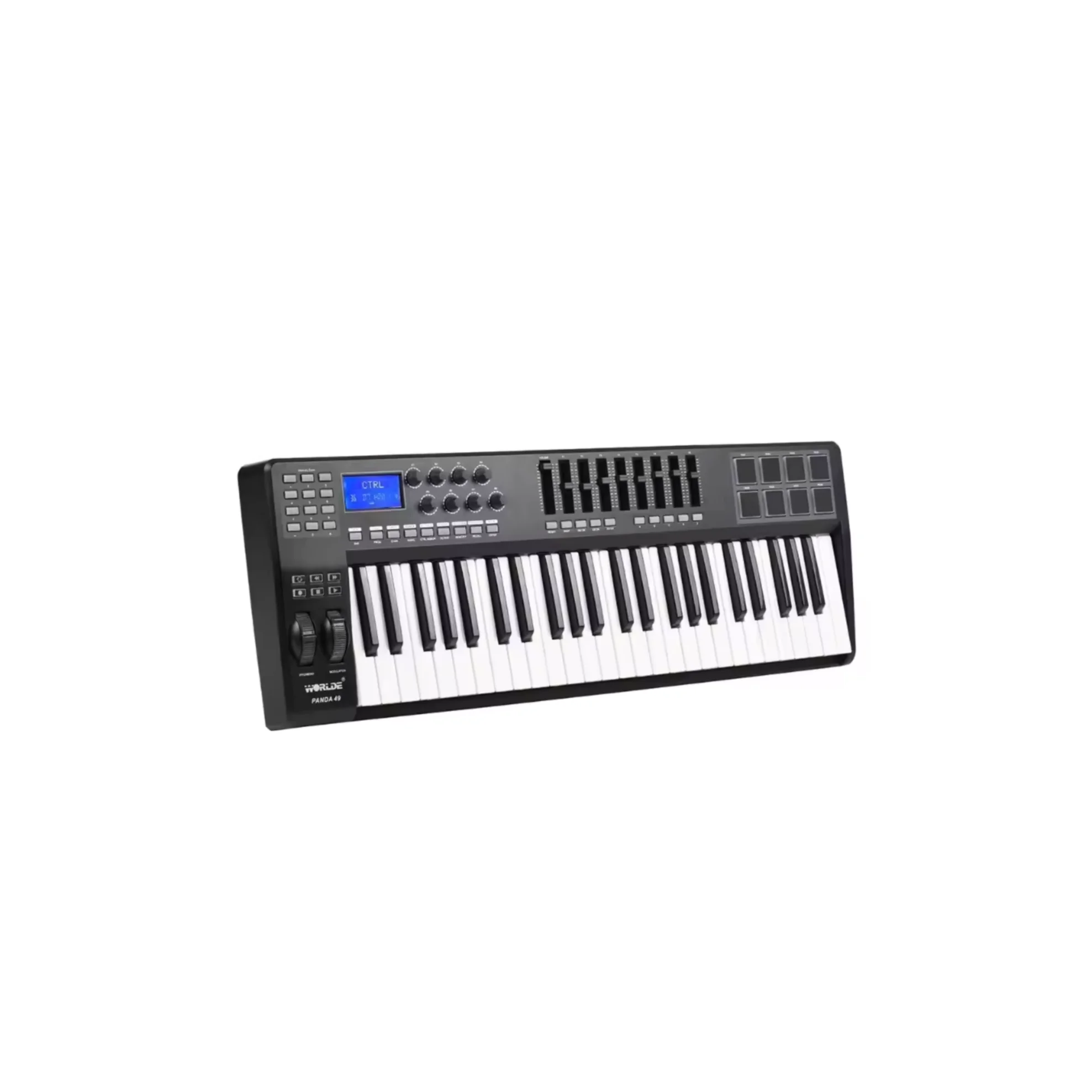 Worlde Panda 49 key Midi Keyboard Controller 49key usb music audio studio piano 49-key digital for musical instruments wholesale