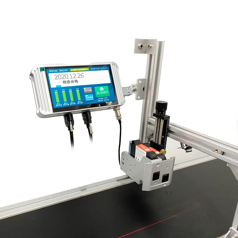 Original Printing Machine Coding Plastic Bottle Batch Inkjet Printer With Conveyor