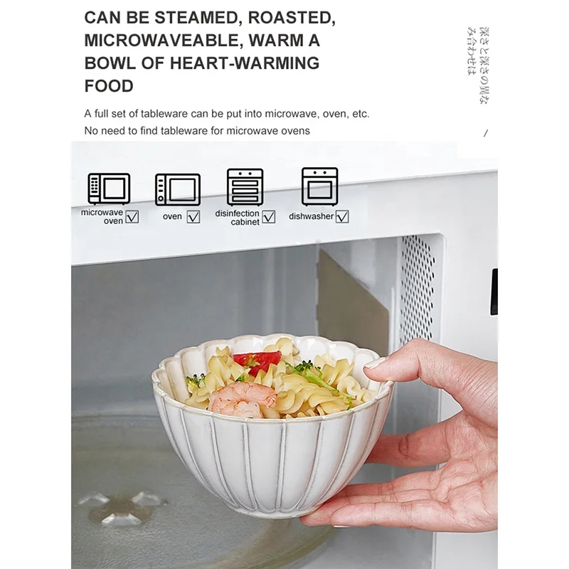 Bowl and Plate Set Home Breakfast Plate Japanese Steak Plate  Creative  Single Dishes