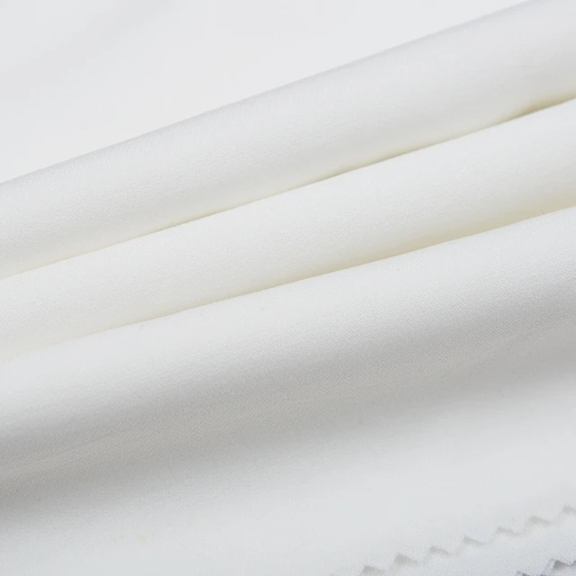 
Wholesale bulk plain white silk chiffon fabric 
