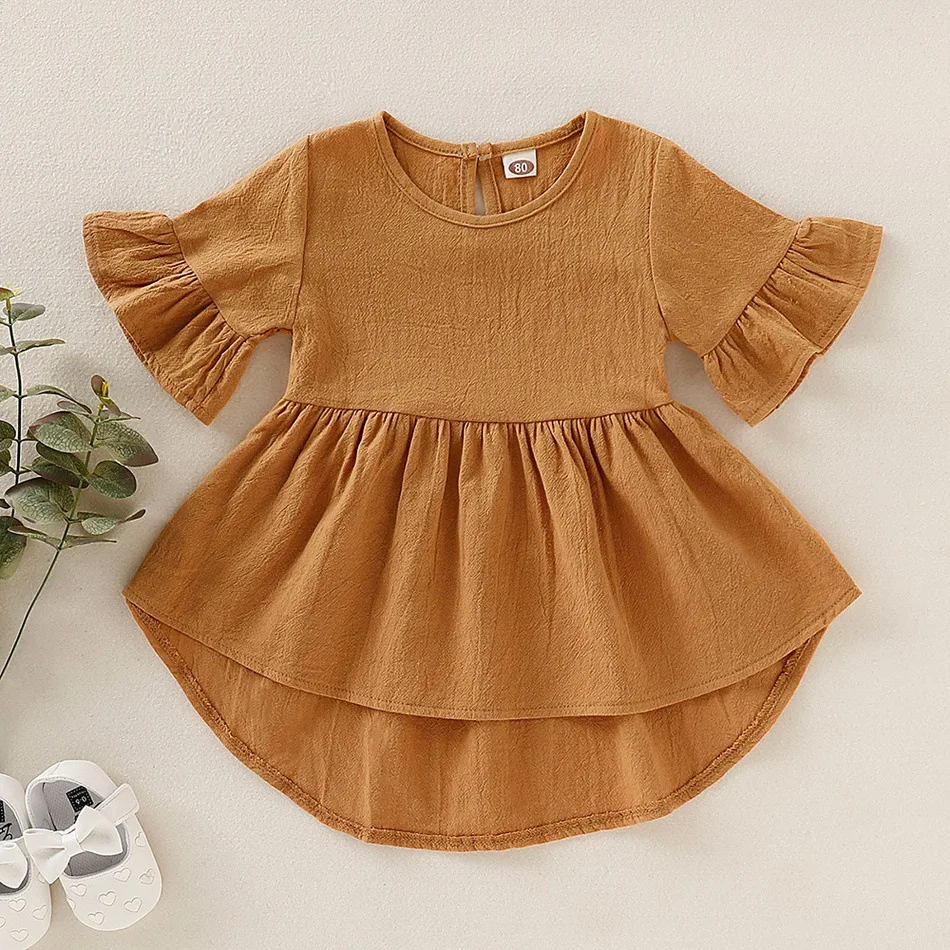 2022 new arrival many color cute style 1-4 years kids summer baby girl dress