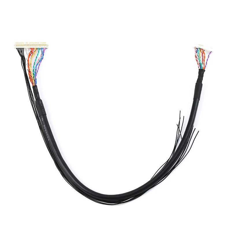 LCD screen single and double eight wire welding electronic connection line LVDS harness screen line double head connection line