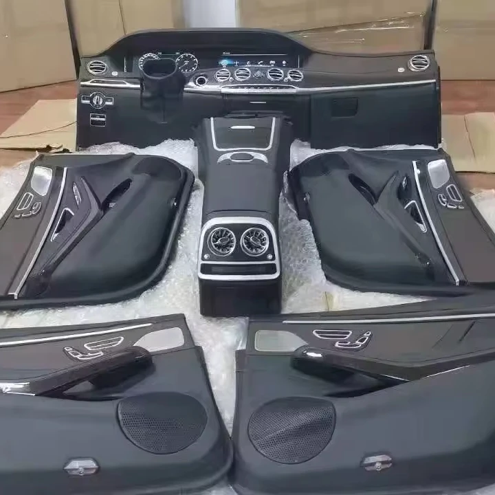 Factory Custom Luxury Auto conversion Interior Accessories Car Dashboard for w221 upgrade to w222