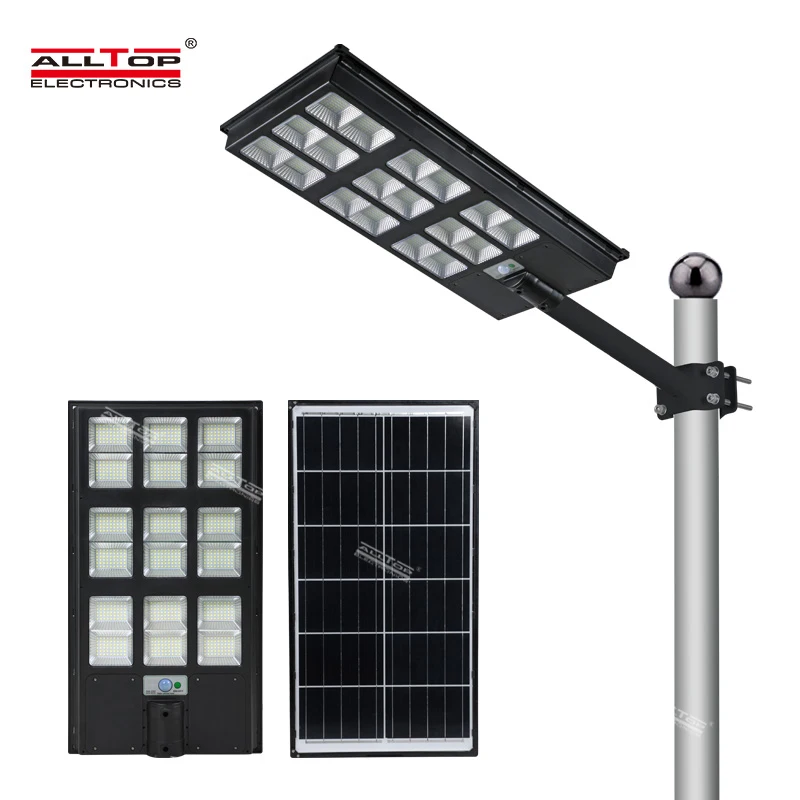 ALLTOP ABS Housing 600w 800w 1000w High Power Led Cobra Head Solar Street Light