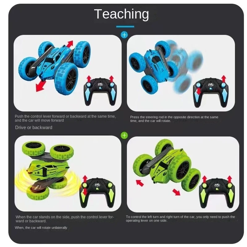 Juguetes High Speed Stunt Rc Car Drift Buggy 360 Degree Rotating Rock Climbing RC Car